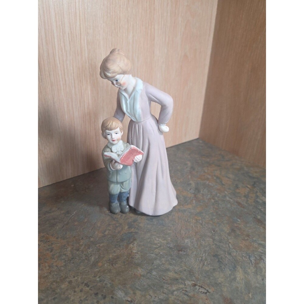 Treasured Memories by Enesco Teacher and Pupil Porcelain Figure 1985-Pre-Owned
